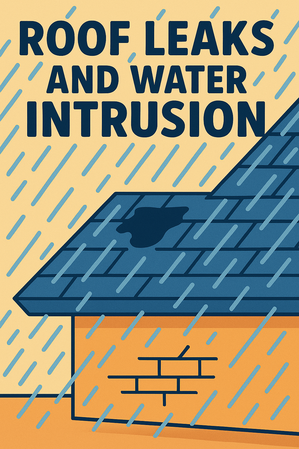 alt= "roof leaks and water intrusion"