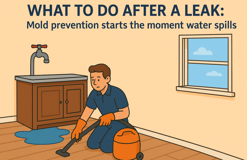 water leak
